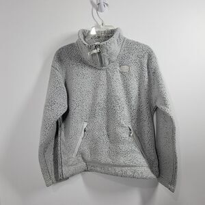 North Face Women's Grayish / White Pullover